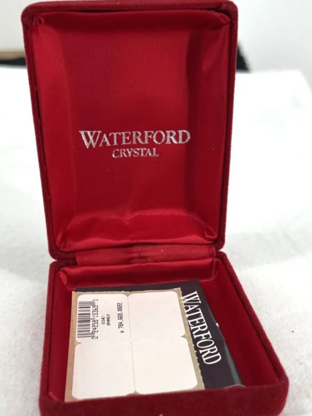 Waterford Crystal 1993 Disney Mickey and Minnie with Santa Ornament 2